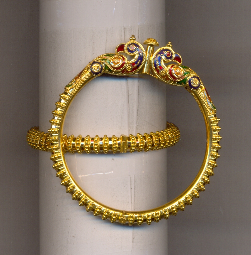 GOLD BANGLE PLAIN FANCY