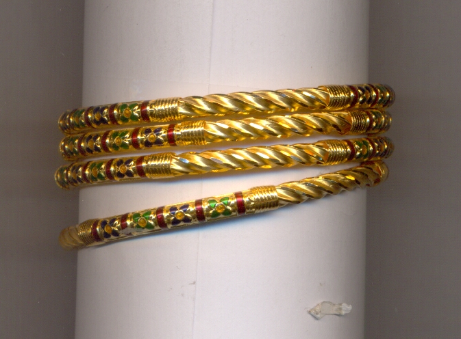 GOLD BANGLE PLAIN FANCY