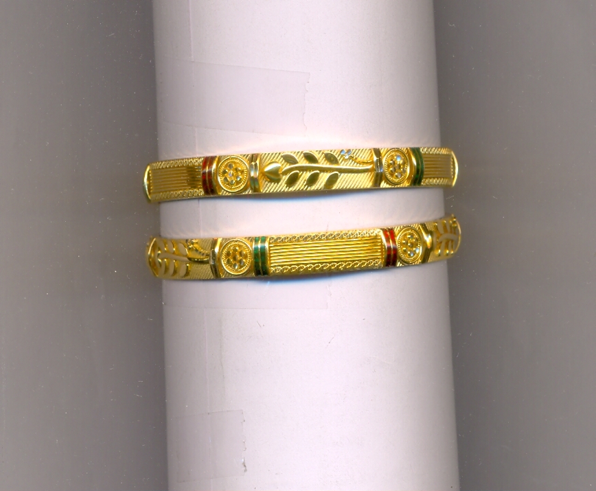 GOLD BANGLE PLAIN FANCY