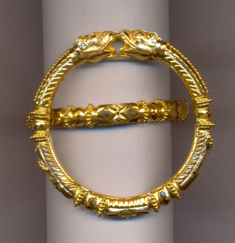 GOLD BANGLE PLAIN FANCY