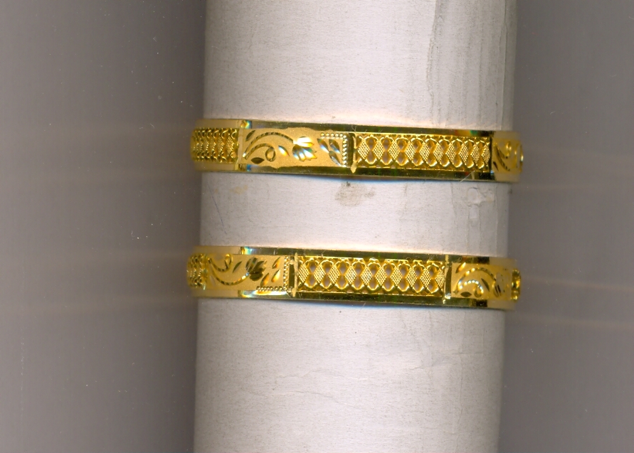 GOLD BANGLE PLAIN FANCY