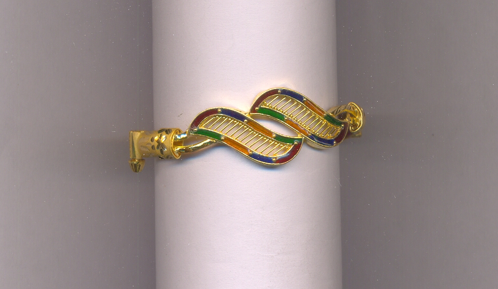 GOLD BANGLE PLAIN FANCY