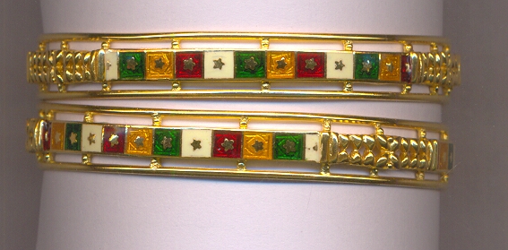 GOLD BANGLE PLAIN FANCY