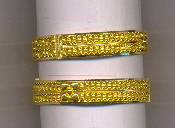 GOLD BANGLE PLAIN FANCY
