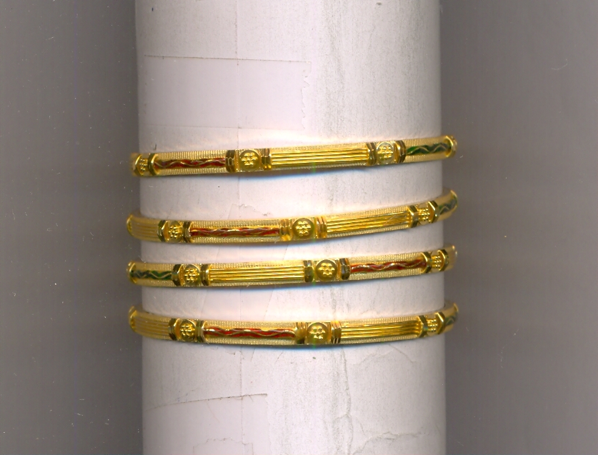 GOLD BANGLE PLAIN FANCY