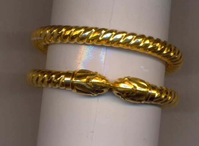 GOLD BANGLE PLAIN FANCY