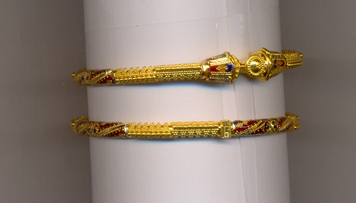 GOLD BANGLE PLAIN FANCY