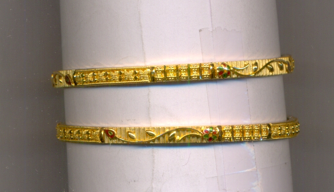 GOLD BANGLE PLAIN FANCY