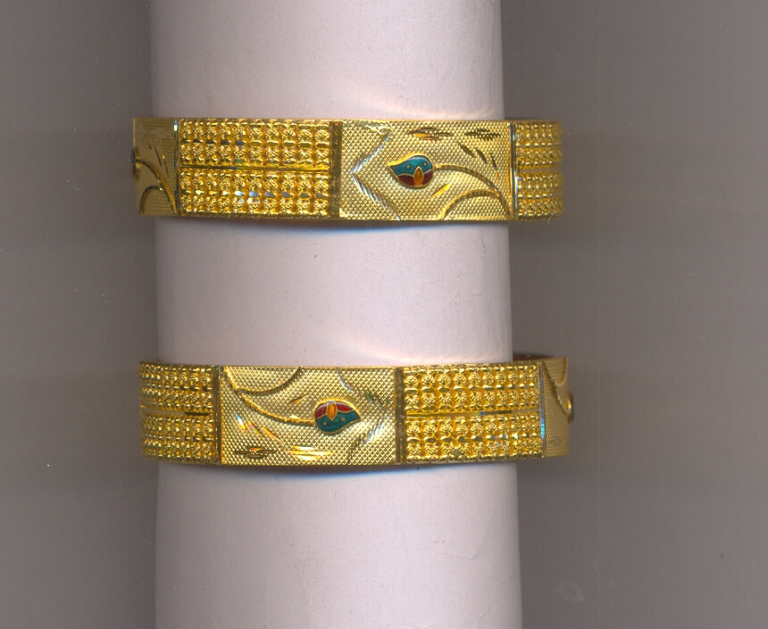 GOLD BANGLE PLAIN FANCY
