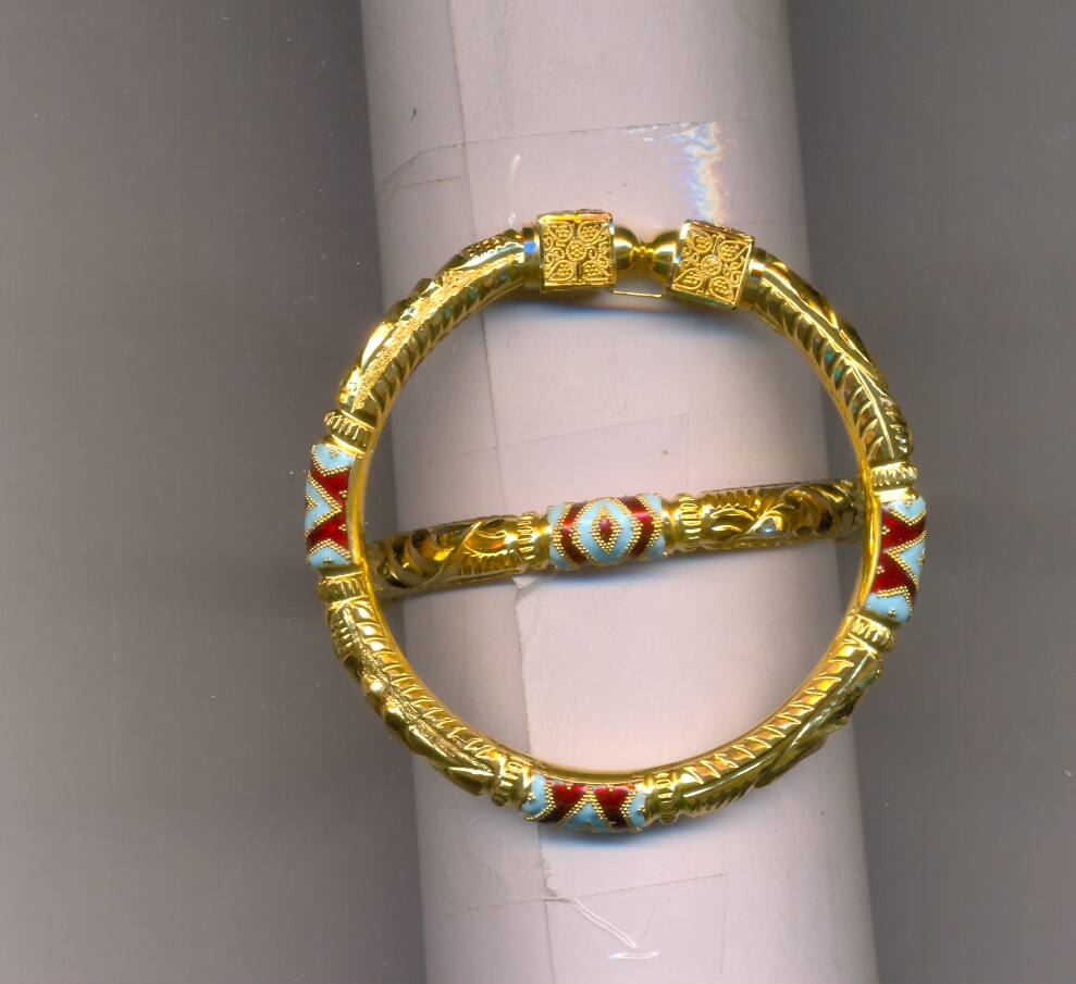 GOLD BANGLE PLAIN FANCY