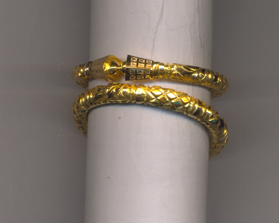 GOLD BANGLE PLAIN FANCY