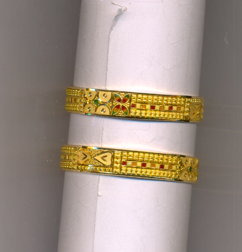 GOLD BANGLE PLAIN FANCY