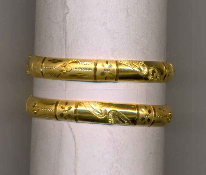 GOLD BANGLE PLAIN FANCY