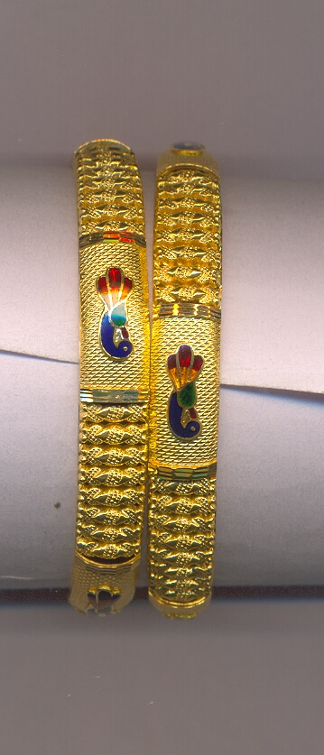 GOLD BANGLE PLAIN FANCY