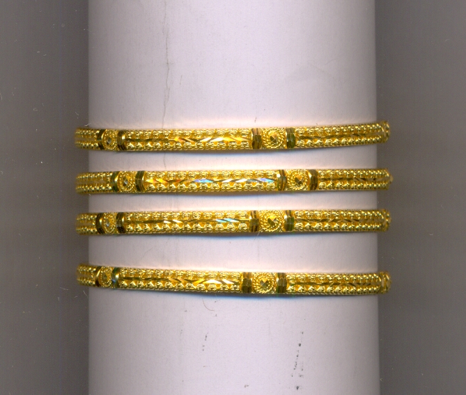 GOLD BANGLE PLAIN FANCY