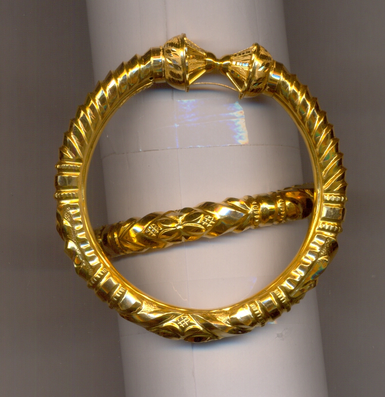 GOLD BANGLE PLAIN FANCY