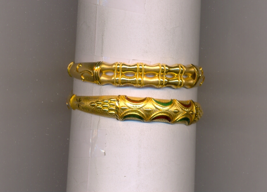 GOLD BANGLE PLAIN FANCY