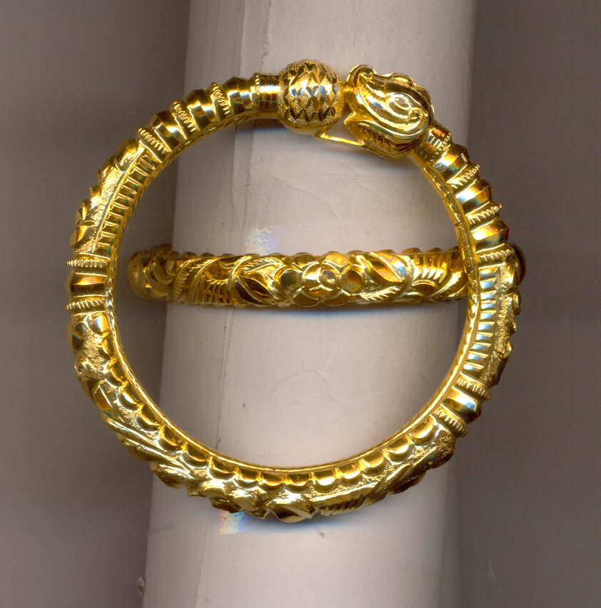 GOLD BANGLE PLAIN FANCY