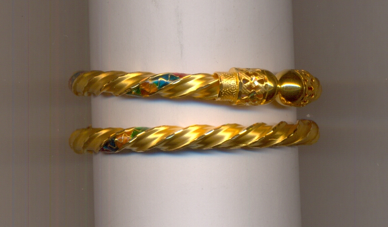 GOLD BANGLE PLAIN FANCY
