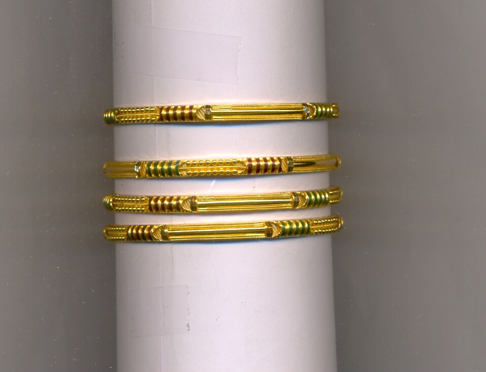 GOLD BANGLE PLAIN FANCY