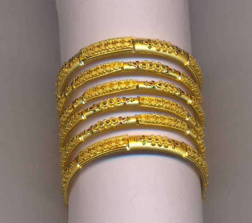 GOLD BANGLE PLAIN FANCY