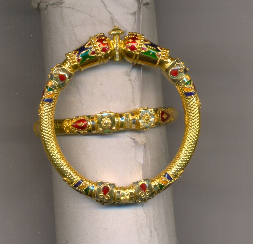 GOLD BANGLE PLAIN FANCY