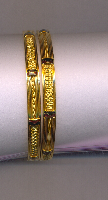 GOLD BANGLE PLAIN FANCY