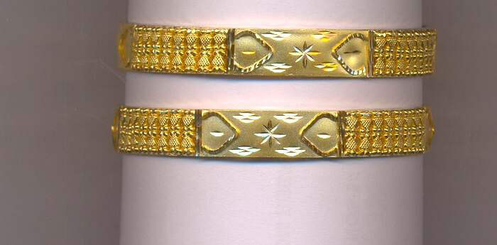 GOLD BANGLE PLAIN FANCY