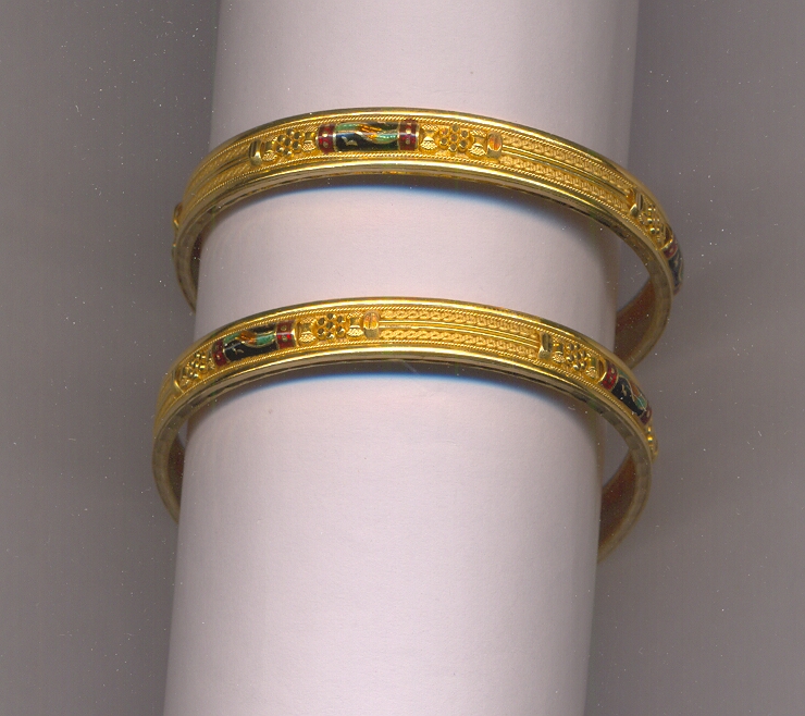 GOLD BANGLE PLAIN FANCY