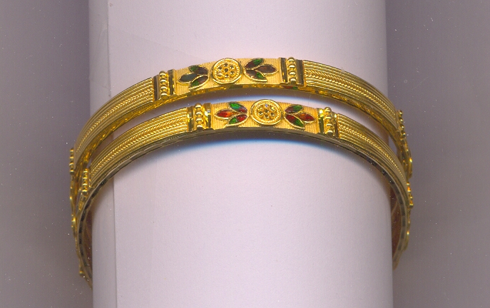 GOLD BANGLE PLAIN FANCY