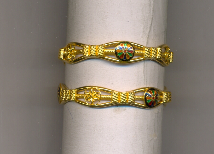 GOLD BANGLE PLAIN FANCY