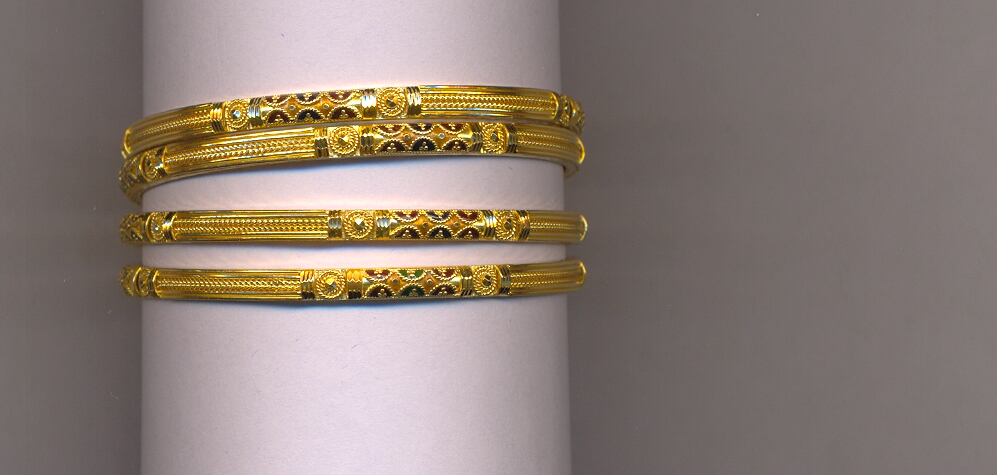 GOLD BANGLE PLAIN FANCY