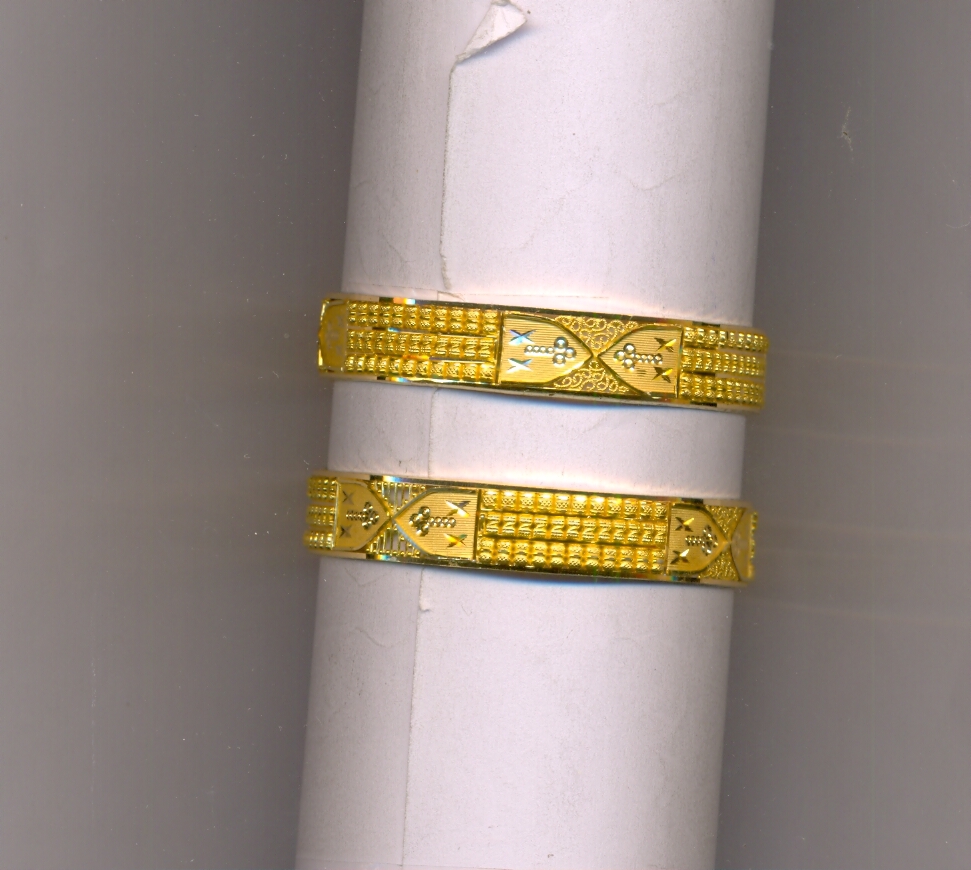 GOLD BANGLE PLAIN FANCY