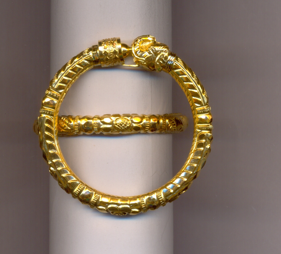 GOLD BANGLE PLAIN FANCY