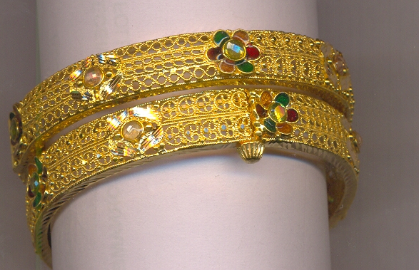 GOLD BANGLE PLAIN FANCY