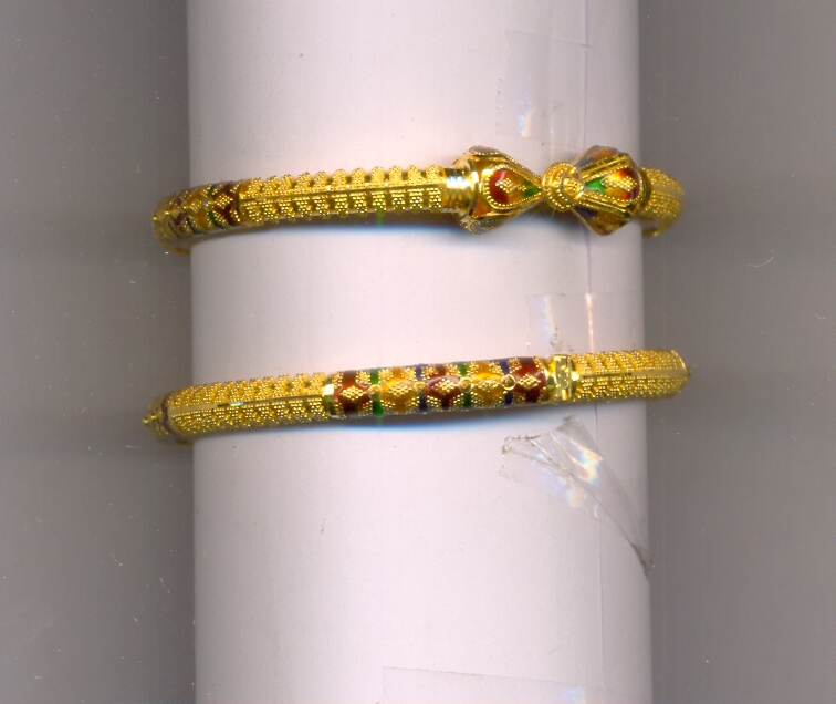 GOLD BANGLE PLAIN FANCY