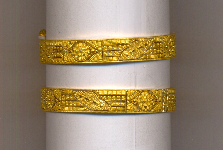 GOLD BANGLE PLAIN FANCY