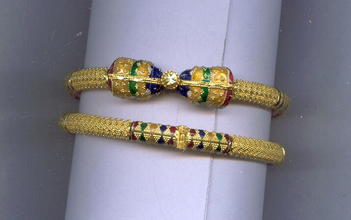 GOLD BANGLE PLAIN FANCY