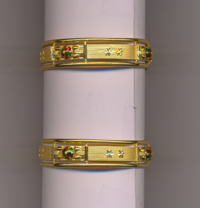 GOLD BANGLE PLAIN FANCY