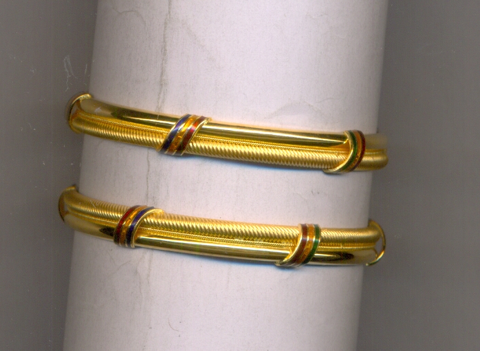 GOLD BANGLE PLAIN FANCY