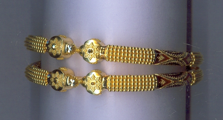 GOLD BANGLE PLAIN FANCY