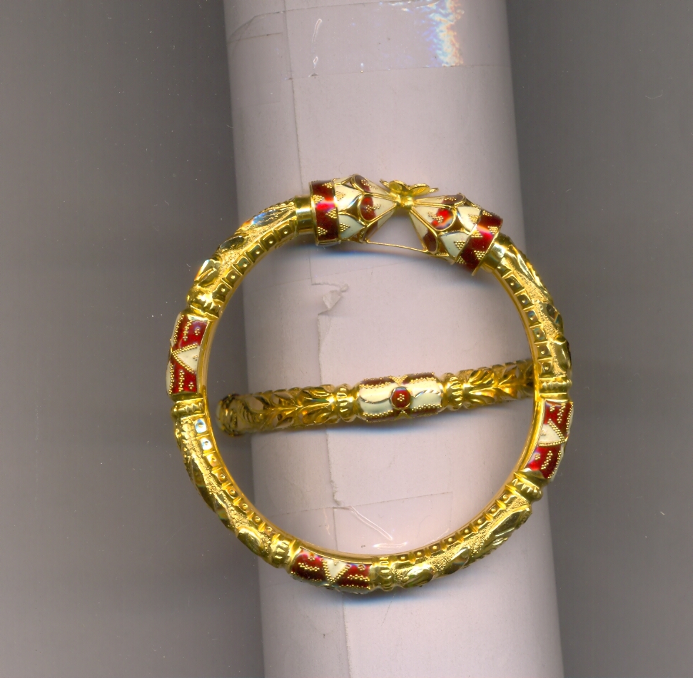GOLD BANGLE PLAIN FANCY