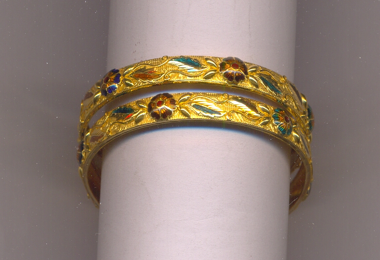 GOLD BANGLE PLAIN FANCY