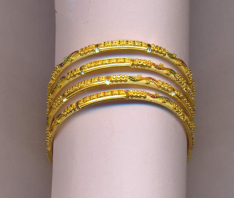GOLD BANGLE PLAIN FANCY