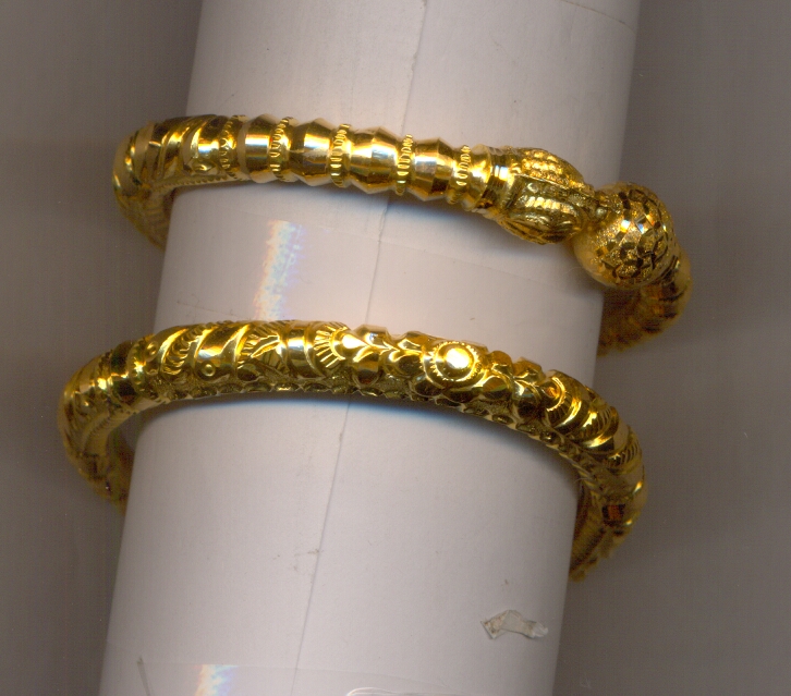 GOLD BANGLE PLAIN FANCY