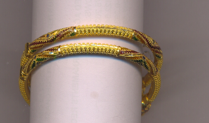 GOLD BANGLE PLAIN FANCY