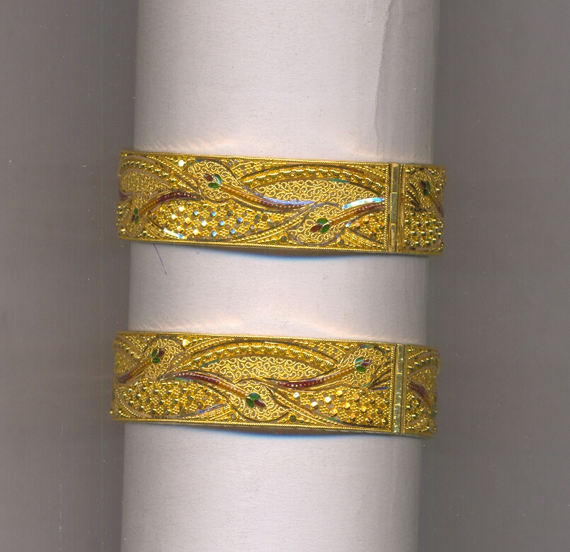 GOLD BANGLE PLAIN FANCY
