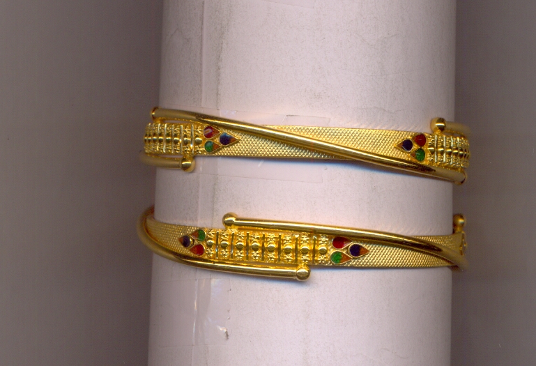 GOLD BANGLE PLAIN FANCY