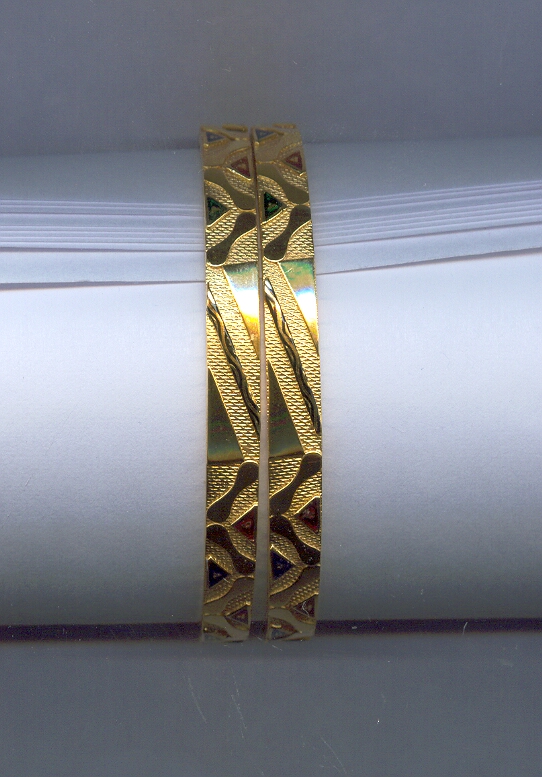 GOLD BANGLE PLAIN FANCY