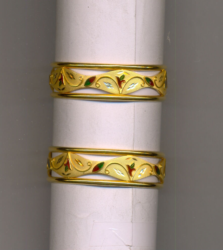 GOLD BANGLE PLAIN FANCY